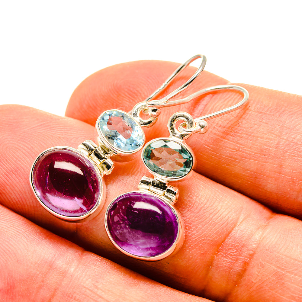 Amethyst Earrings handcrafted by Ana Silver Co - EARR416401