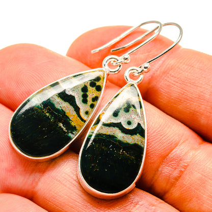 Ocean Jasper Earrings handcrafted by Ana Silver Co - EARR416408