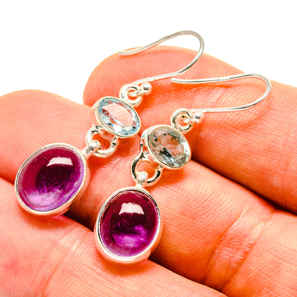 Amethyst Earrings handcrafted by Ana Silver Co - EARR416413