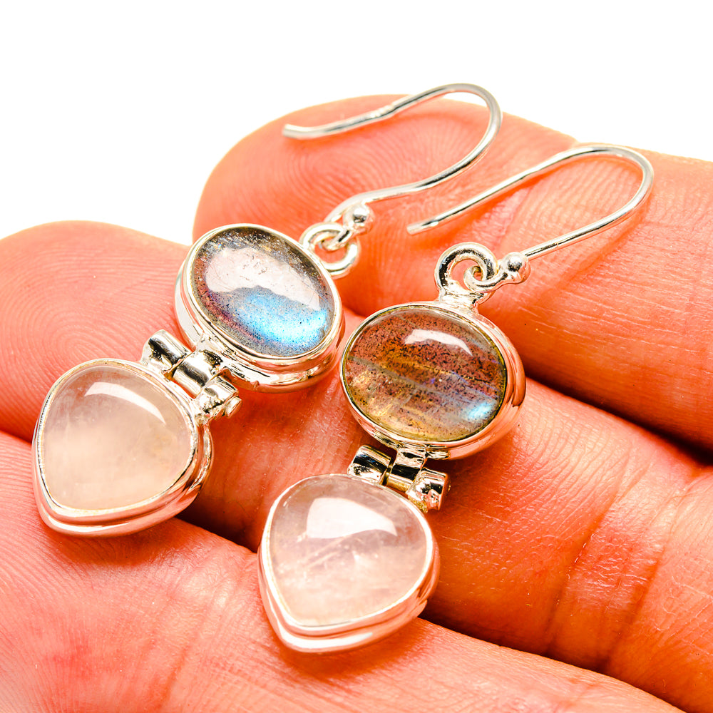 Labradorite Earrings handcrafted by Ana Silver Co - EARR416414