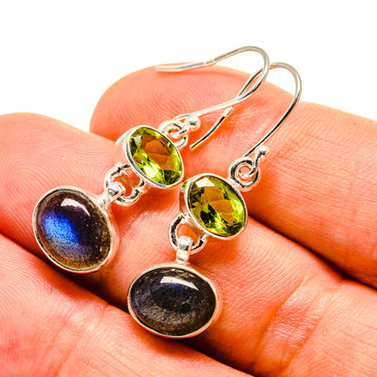 Labradorite Earrings handcrafted by Ana Silver Co - EARR416416