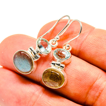 Labradorite Earrings handcrafted by Ana Silver Co - EARR416417