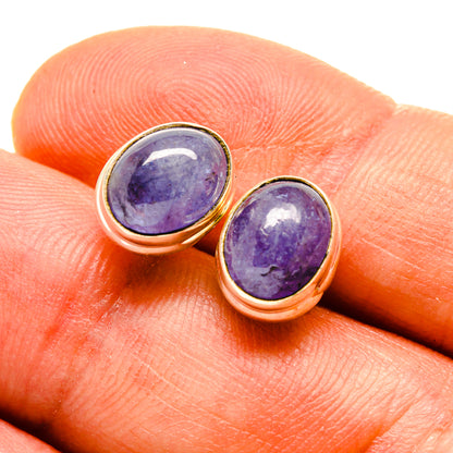 Tanzanite Earrings handcrafted by Ana Silver Co - EARR416418
