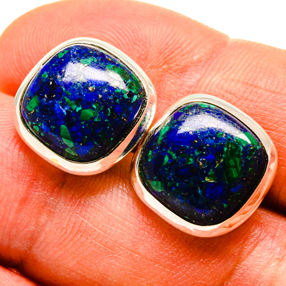 Azurite Earrings handcrafted by Ana Silver Co - EARR416422