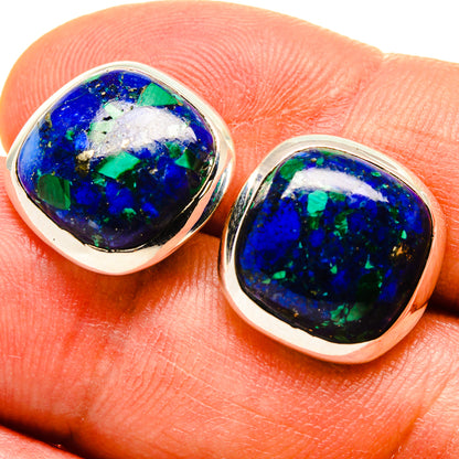 Azurite Earrings handcrafted by Ana Silver Co - EARR416424
