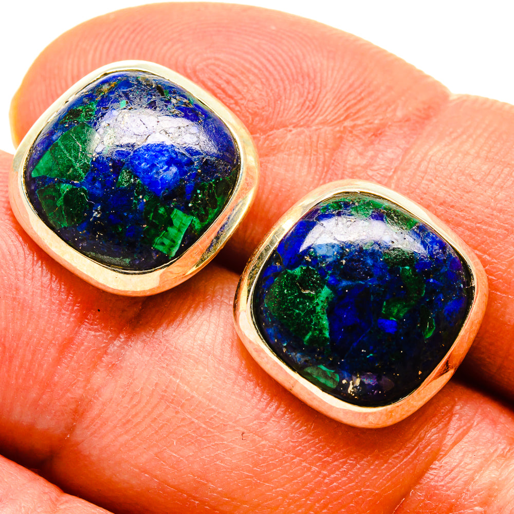 Azurite Earrings handcrafted by Ana Silver Co - EARR416426