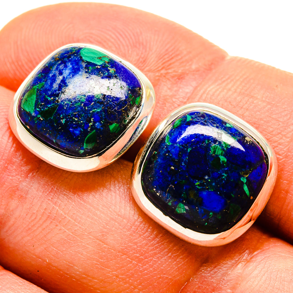 Azurite Earrings handcrafted by Ana Silver Co - EARR416431