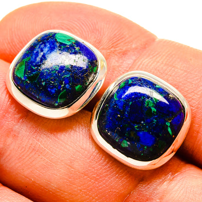 Azurite Earrings handcrafted by Ana Silver Co - EARR416431