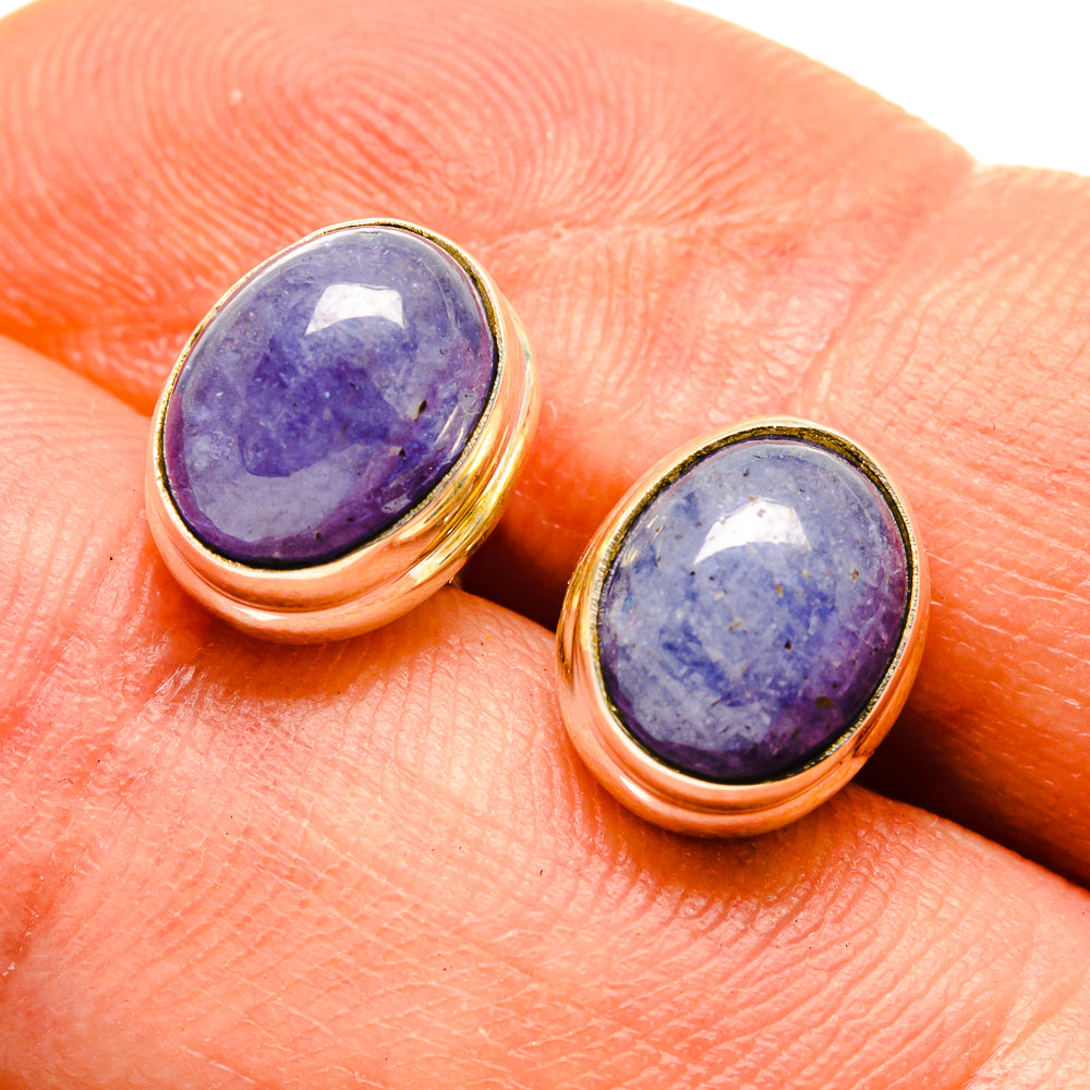 Tanzanite Earrings handcrafted by Ana Silver Co - EARR416432