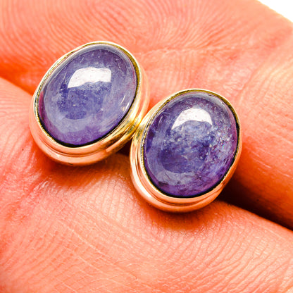Tanzanite Earrings handcrafted by Ana Silver Co - EARR416433