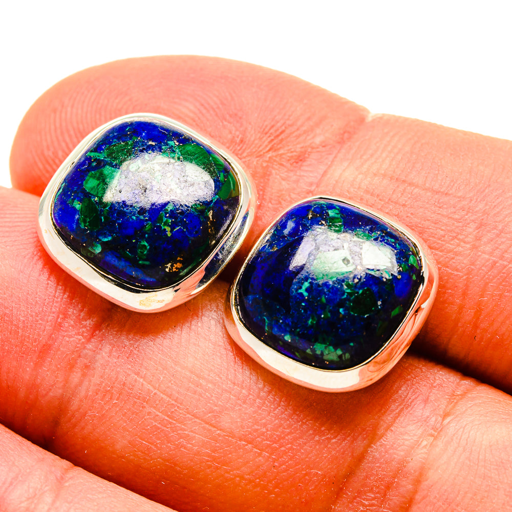 Azurite Earrings handcrafted by Ana Silver Co - EARR416441