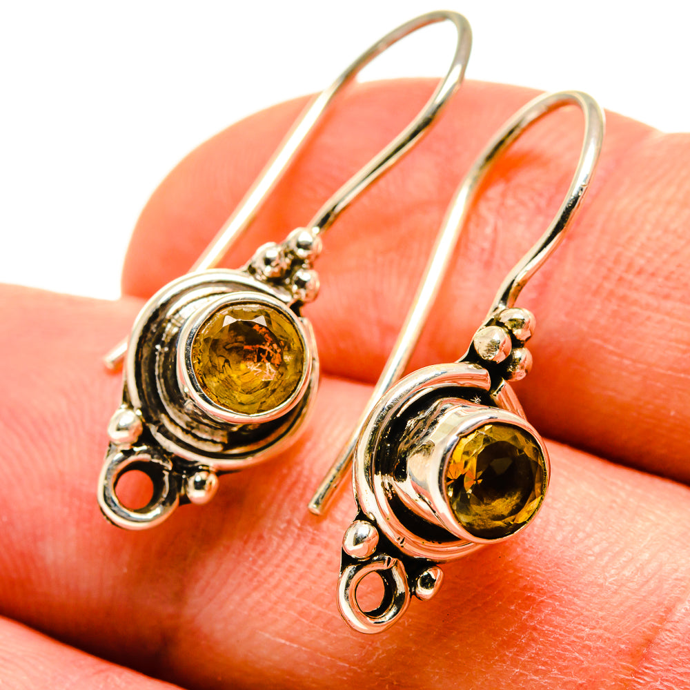 Citrine Earrings handcrafted by Ana Silver Co - EARR416461