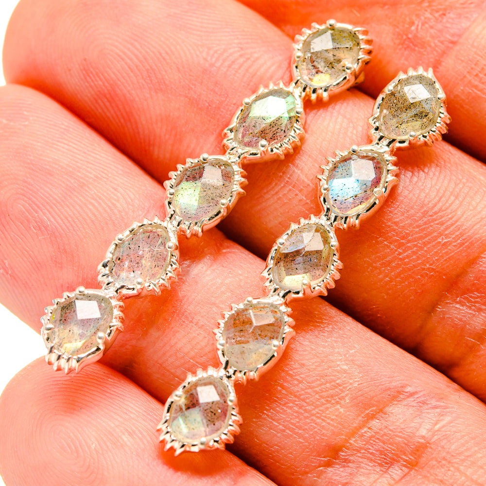 Labradorite Earrings handcrafted by Ana Silver Co - EARR416472
