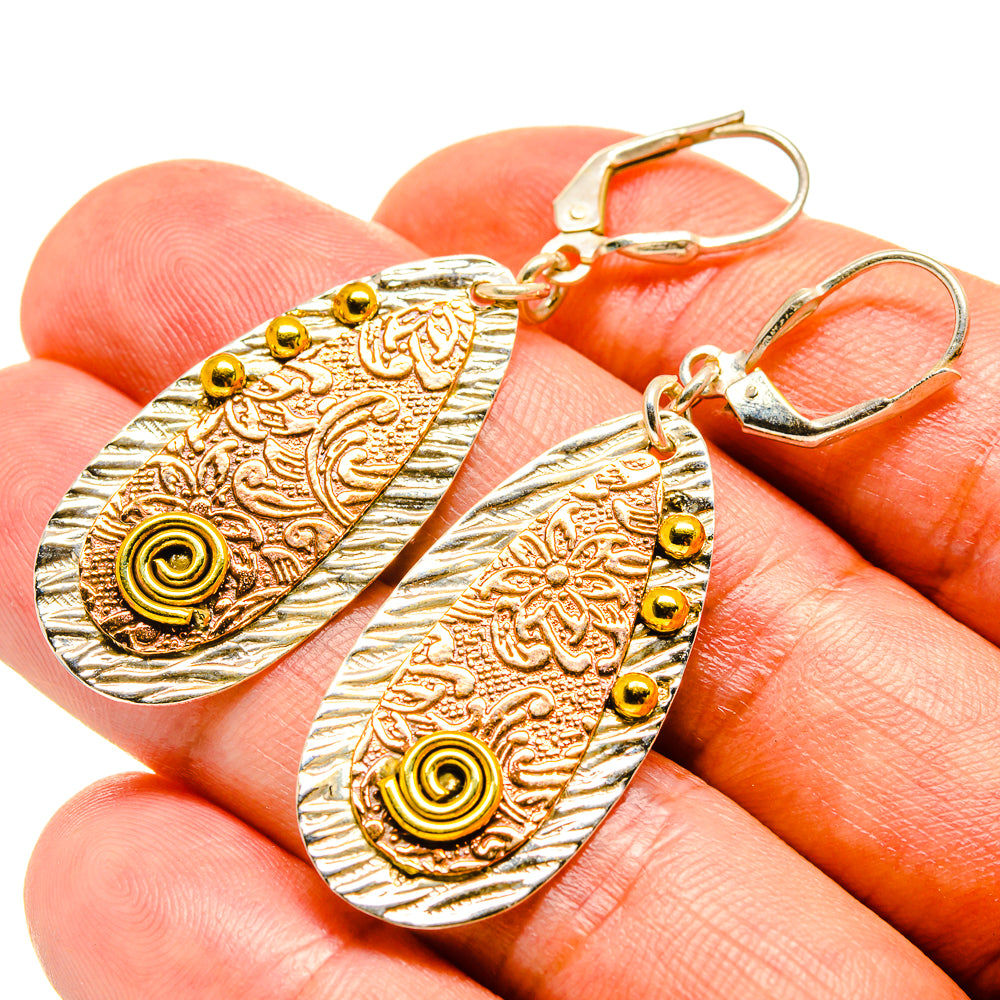 Copper Earrings handcrafted by Ana Silver Co - EARR416493