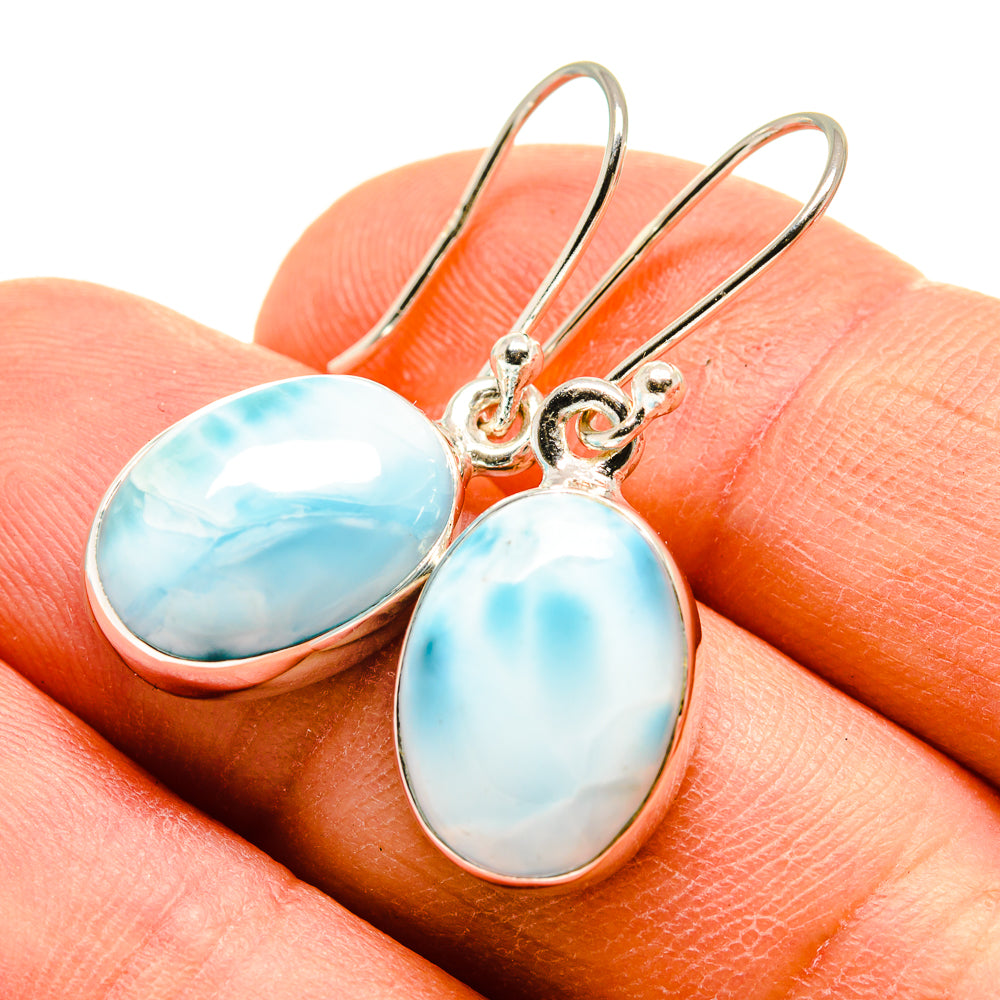 Larimar Earrings handcrafted by Ana Silver Co - EARR416501