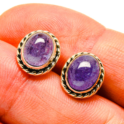 Tanzanite Earrings handcrafted by Ana Silver Co - EARR416537