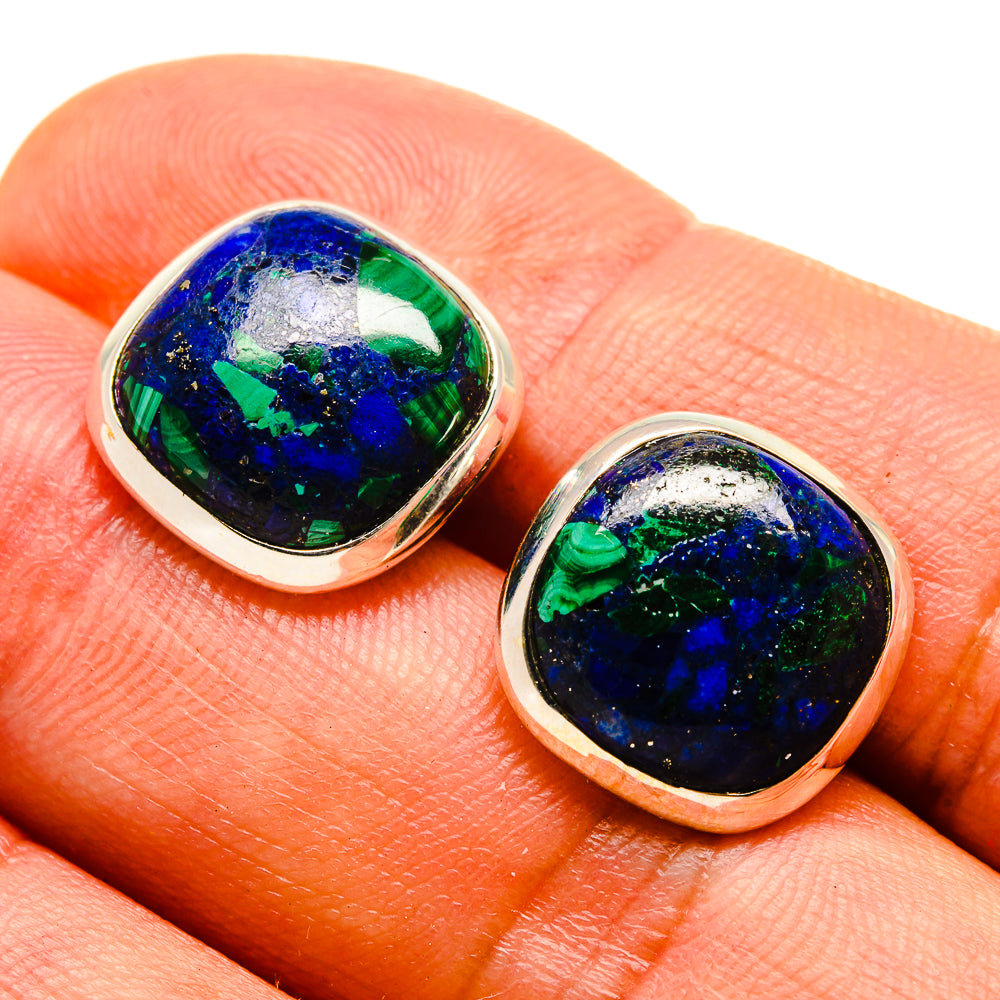 Azurite Earrings handcrafted by Ana Silver Co - EARR416540