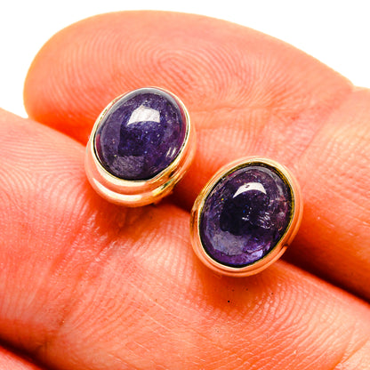 Tanzanite Earrings handcrafted by Ana Silver Co - EARR416542
