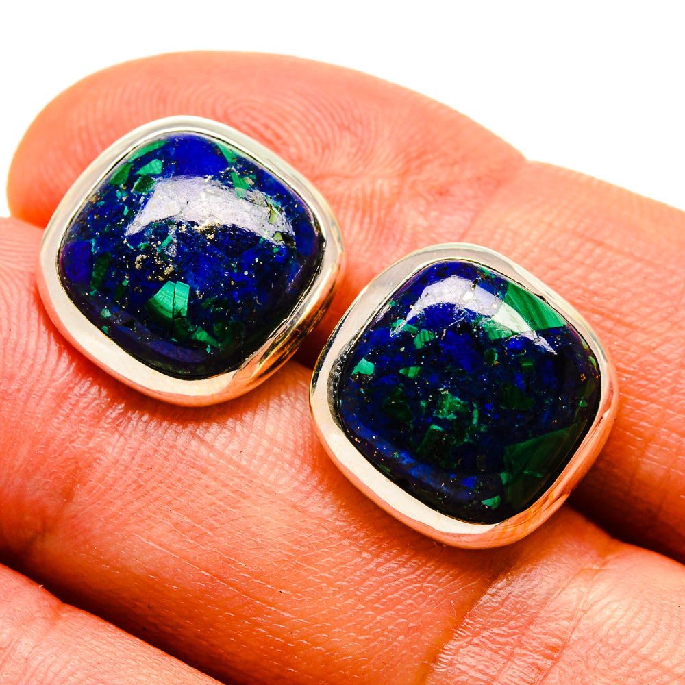 Azurite Earrings handcrafted by Ana Silver Co - EARR416546