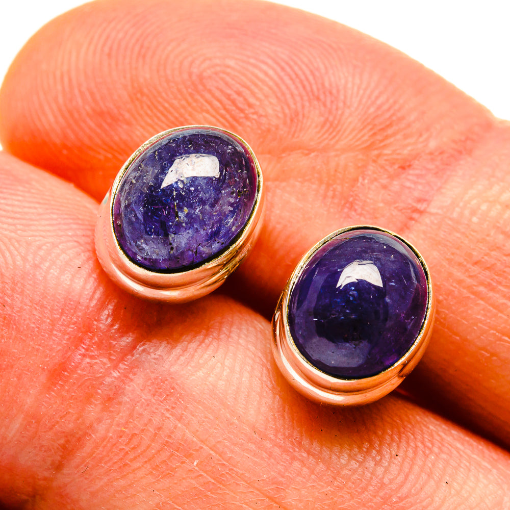 Tanzanite Earrings handcrafted by Ana Silver Co - EARR416548