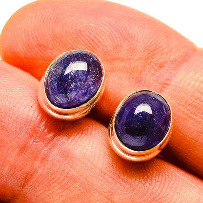 Tanzanite Earrings handcrafted by Ana Silver Co - EARR416548