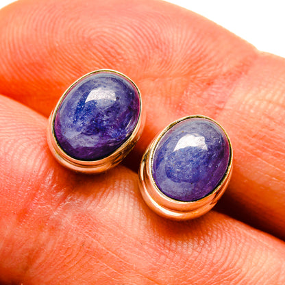 Tanzanite Earrings handcrafted by Ana Silver Co - EARR416557