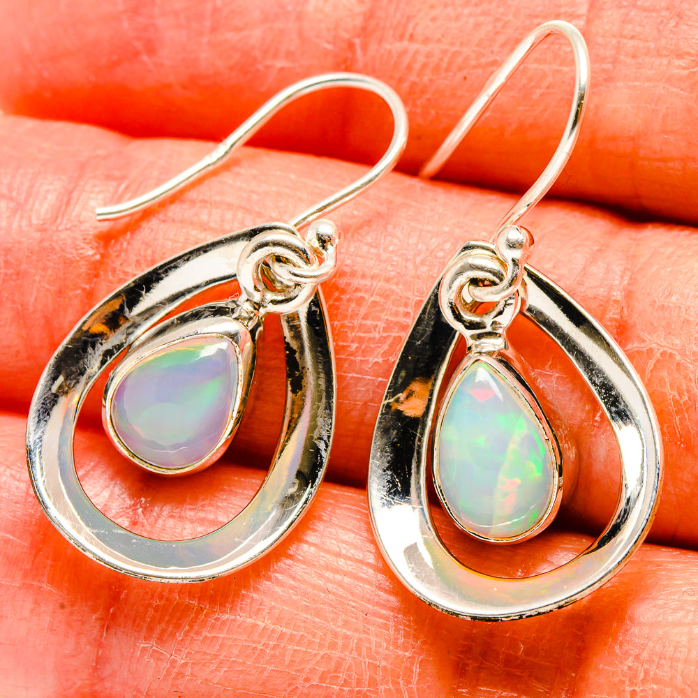 Ethiopian Opal Earrings handcrafted by Ana Silver Co - EARR416563