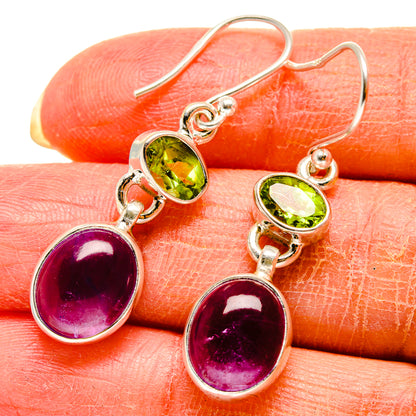 Amethyst Earrings handcrafted by Ana Silver Co - EARR416574