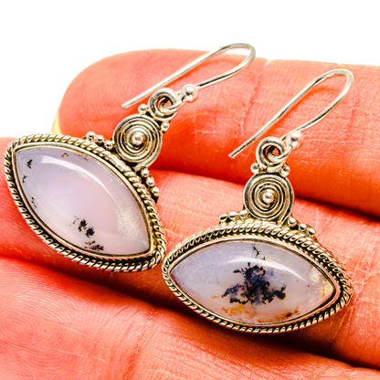 Dendritic Opal Earrings handcrafted by Ana Silver Co - EARR416580