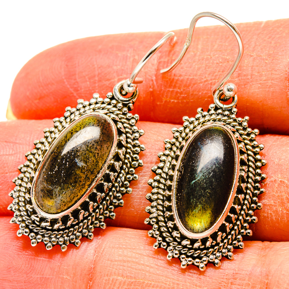 Labradorite Earrings handcrafted by Ana Silver Co - EARR416587