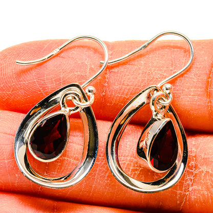 Garnet Earrings handcrafted by Ana Silver Co - EARR416603