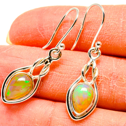 Ethiopian Opal Earrings handcrafted by Ana Silver Co - EARR416606