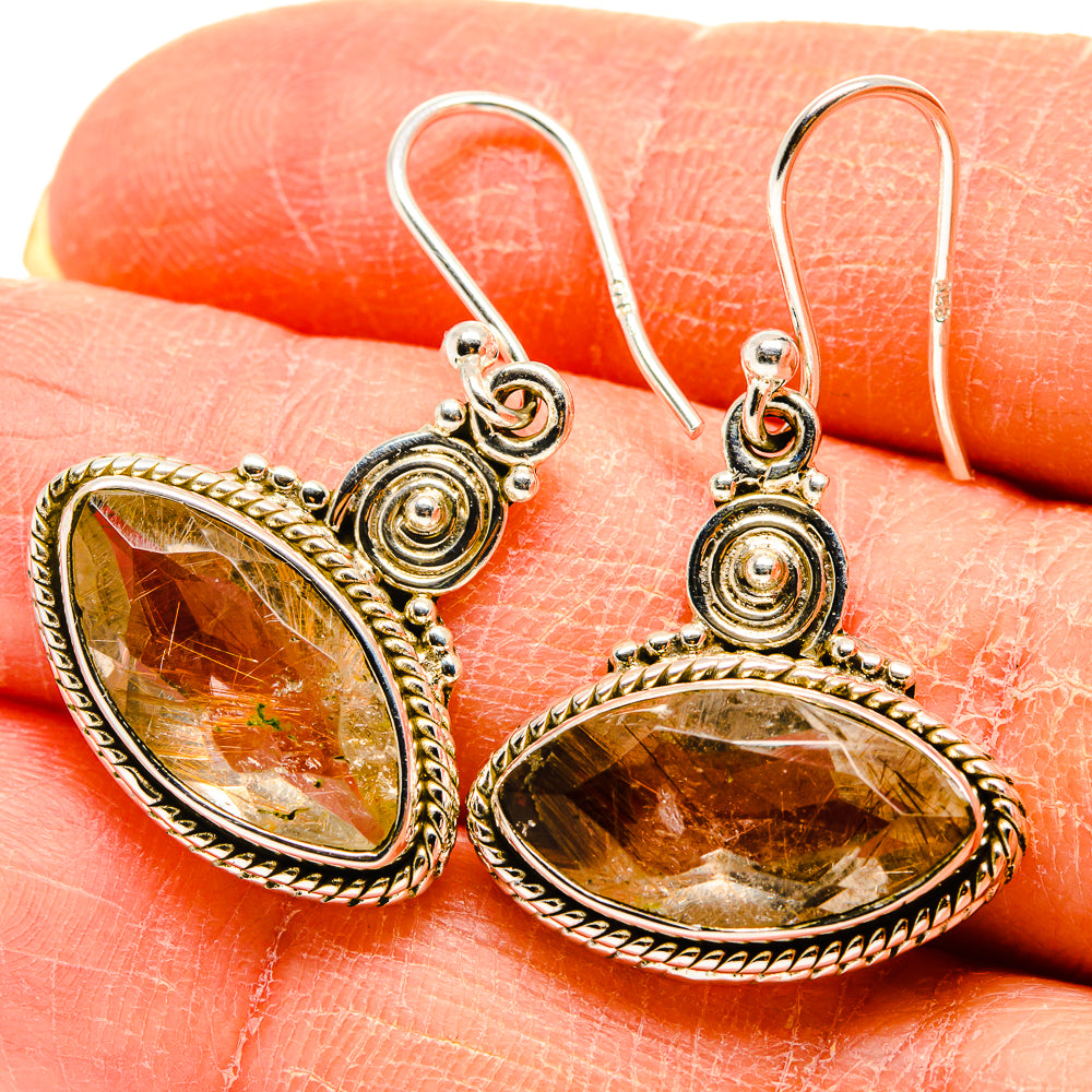 Citrine Earrings handcrafted by Ana Silver Co - EARR416609