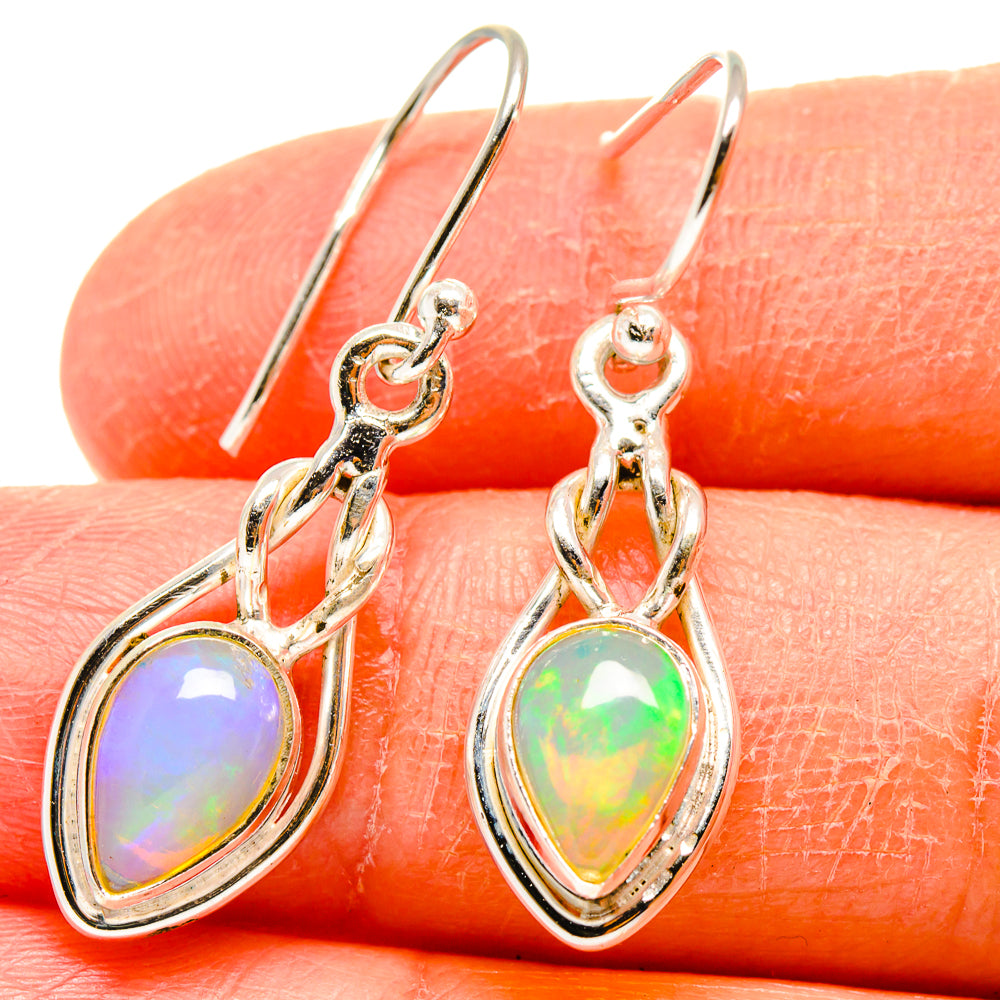 Ethiopian Opal Earrings handcrafted by Ana Silver Co - EARR416618