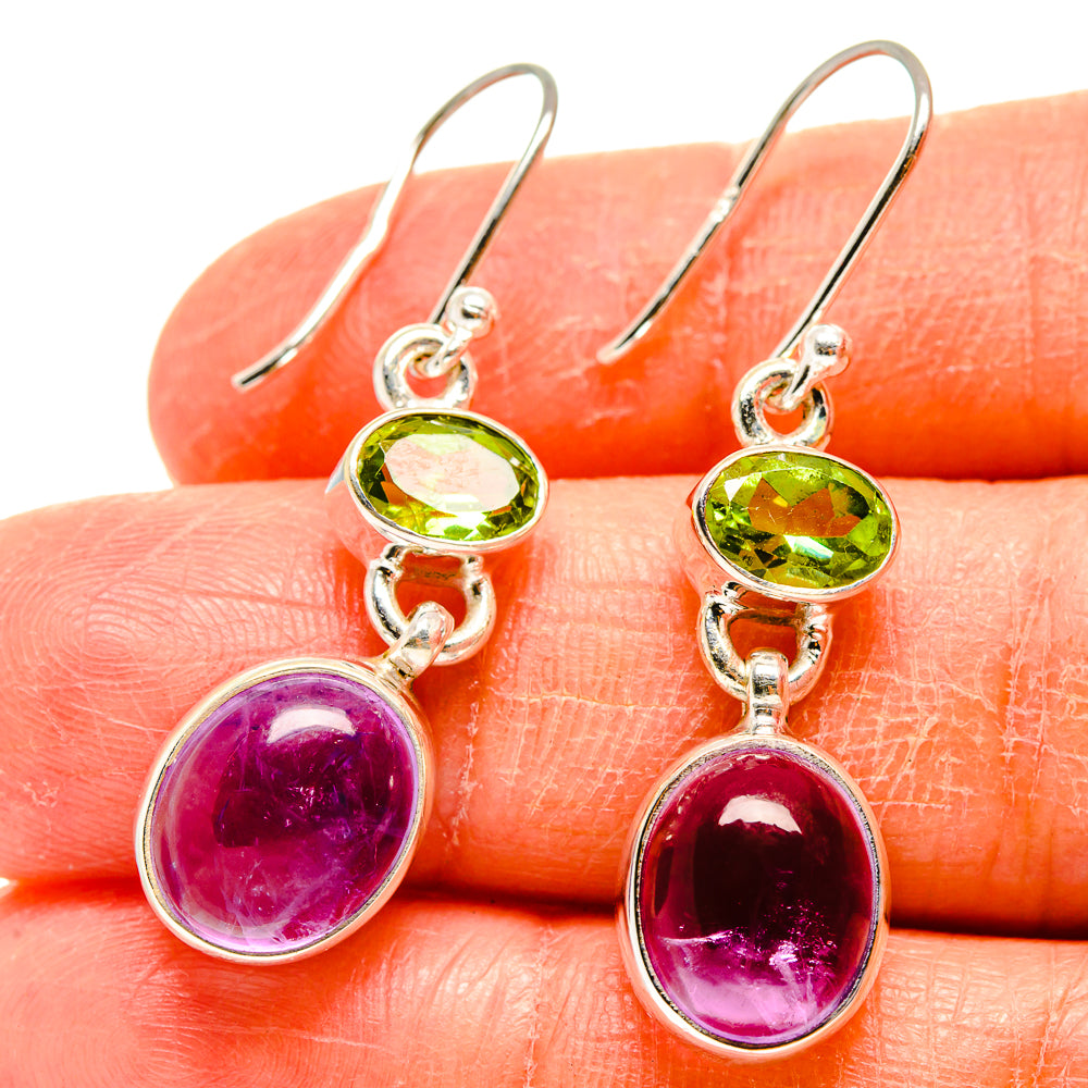 Amethyst Earrings handcrafted by Ana Silver Co - EARR416627