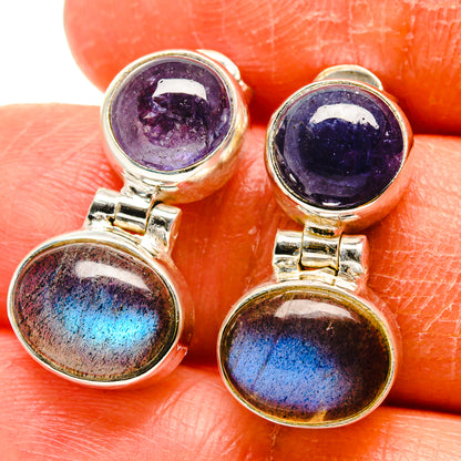 Labradorite Earrings handcrafted by Ana Silver Co - EARR416638