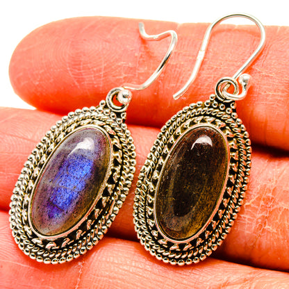 Labradorite Earrings handcrafted by Ana Silver Co - EARR416643