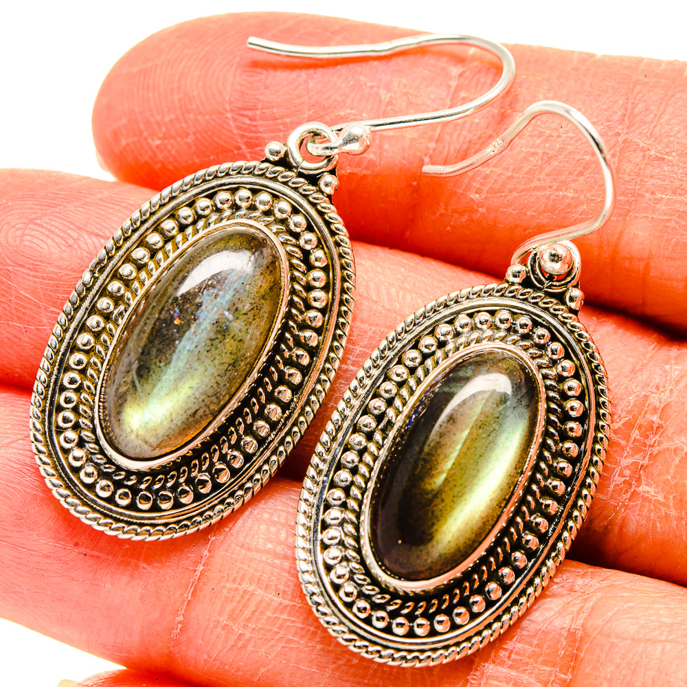 Labradorite Earrings handcrafted by Ana Silver Co - EARR416654