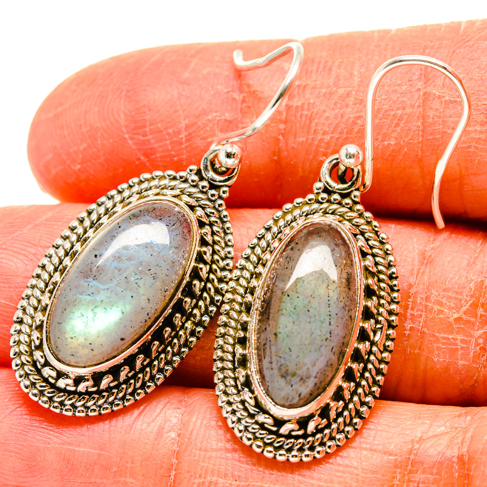 Labradorite Earrings handcrafted by Ana Silver Co - EARR416656