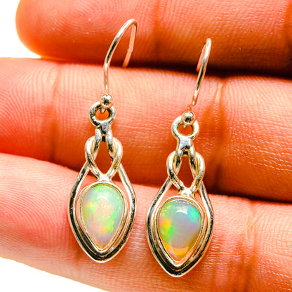 Ethiopian Opal Earrings handcrafted by Ana Silver Co - EARR416660