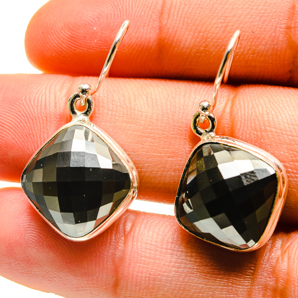 Hematite Earrings handcrafted by Ana Silver Co - EARR416661