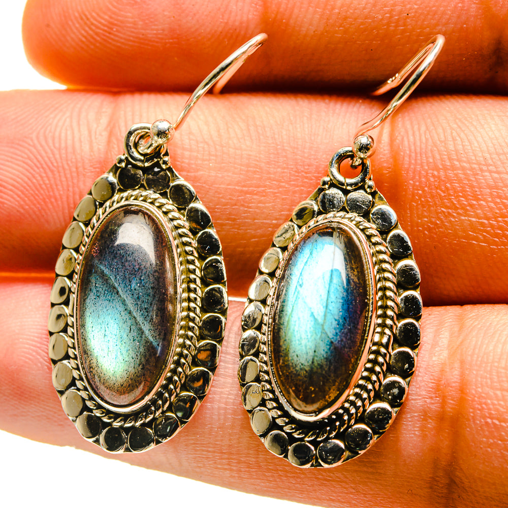 Labradorite Earrings handcrafted by Ana Silver Co - EARR416696