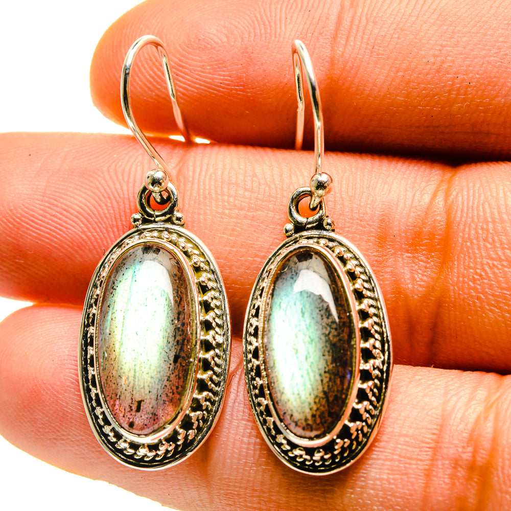 Labradorite Earrings handcrafted by Ana Silver Co - EARR416700
