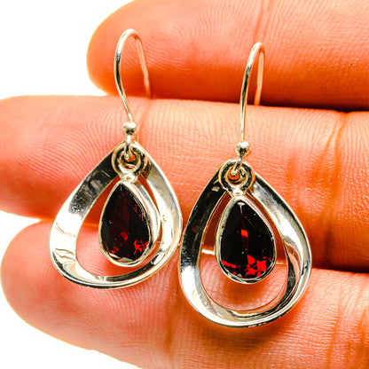 Garnet Earrings handcrafted by Ana Silver Co - EARR416706