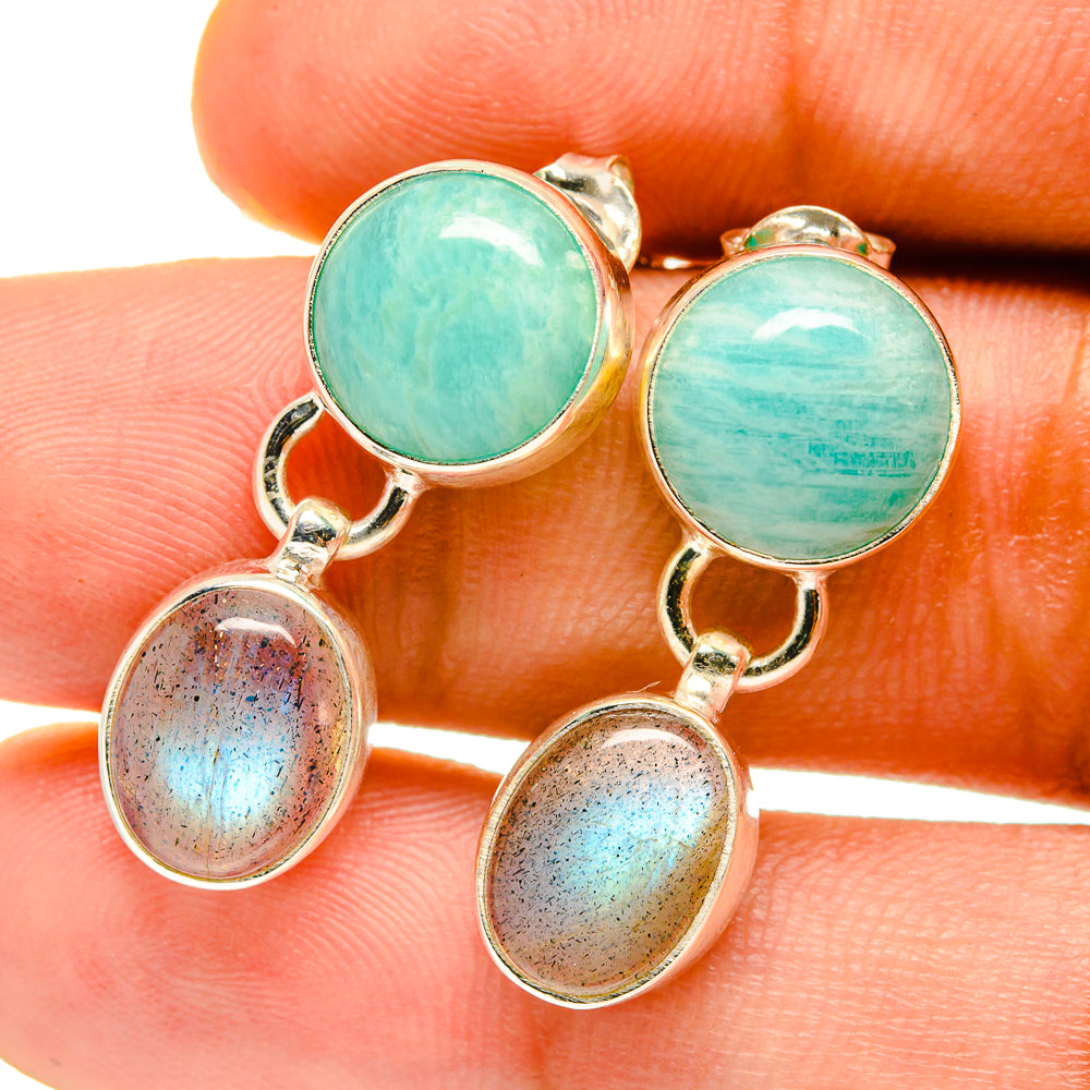 Labradorite Earrings handcrafted by Ana Silver Co - EARR416710