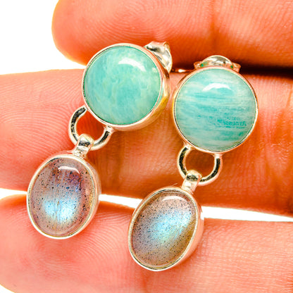 Labradorite Earrings handcrafted by Ana Silver Co - EARR416710