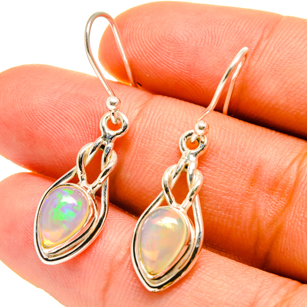 Ethiopian Opal Earrings handcrafted by Ana Silver Co - EARR416714