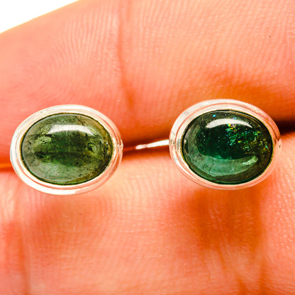 Green Tourmaline Earrings handcrafted by Ana Silver Co - EARR416715