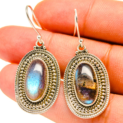 Labradorite Earrings handcrafted by Ana Silver Co - EARR416726