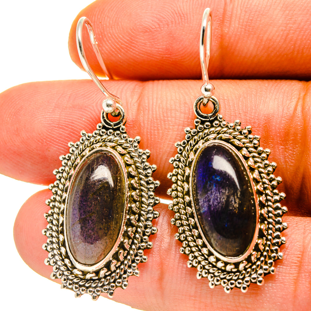 Labradorite Earrings handcrafted by Ana Silver Co - EARR416727